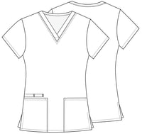 Cherokee Prints V-Neck Top (Earth day)