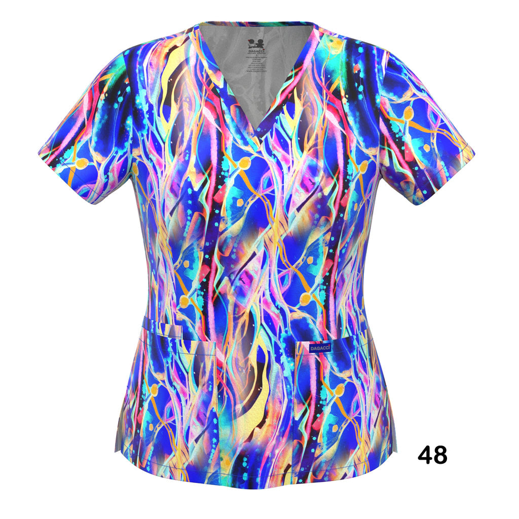 4-WAY STRETCH PRINT TOP (48)