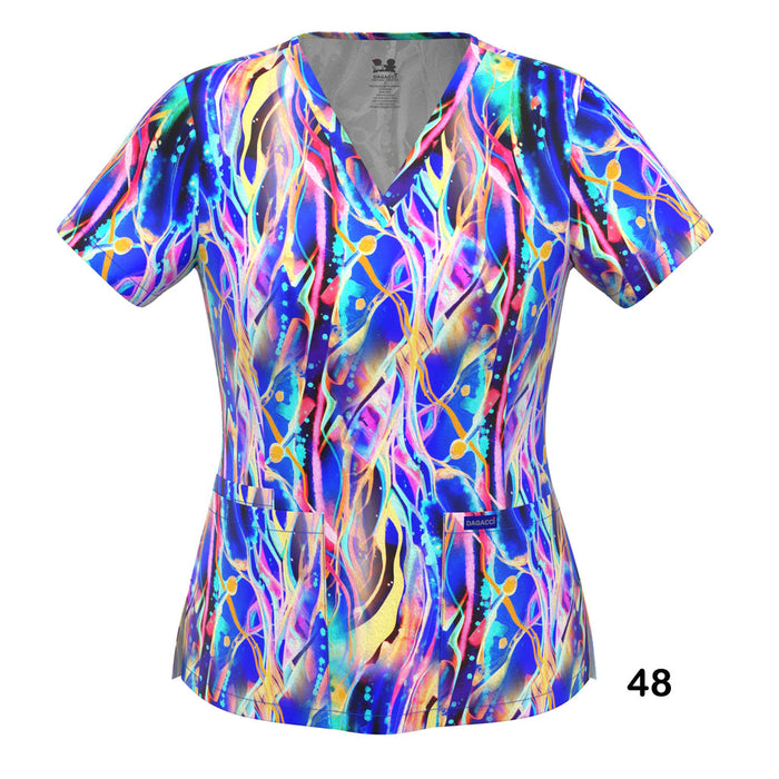 4-WAY STRETCH PRINT TOP (48)