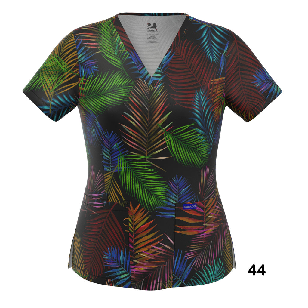 4-WAY STRETCH PRINT TOP (44)