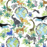 Cherokee Prints V-Neck Top (Earth day)