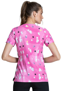 Tooniforms V Neck Top (Mickey Minnie)