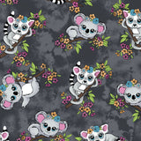 Cherokee Prints V-Neck Top (Koala)