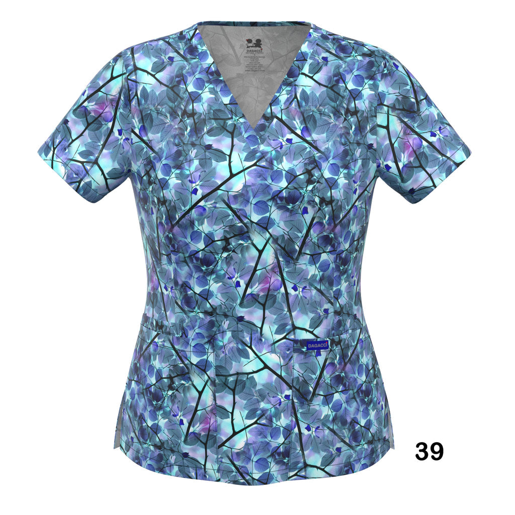 4-WAY STRETCH PRINT TOP (39)