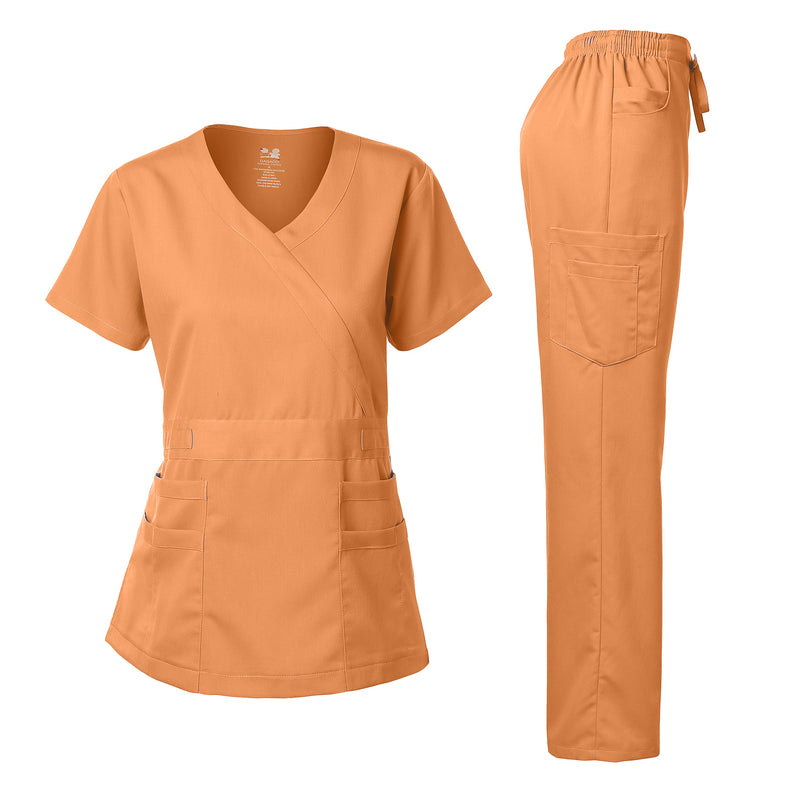 NATURAL STRETCH Y-NECK SET (FASHION COLORS)