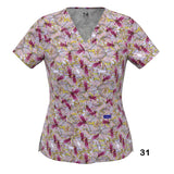 4-WAY STRETCH PRINT TOP (31)