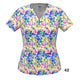 4-WAY STRETCH PRINT TOP (42)