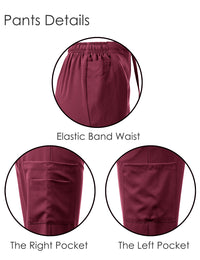 DAGACCI OFFICIAL 4-Way Stretch Y-Neck Medical Scrub Sets [FS2103]