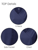 4-WAY STRETCH Y-NECK WRAP MEDICAL UNIFORM SET