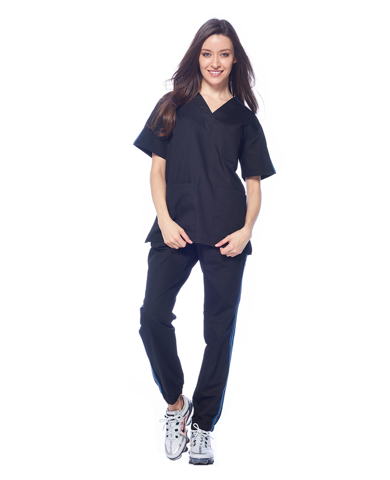 DAGACCI OFFICIAL Unisex Athletic Trim Medical Scrub Sets