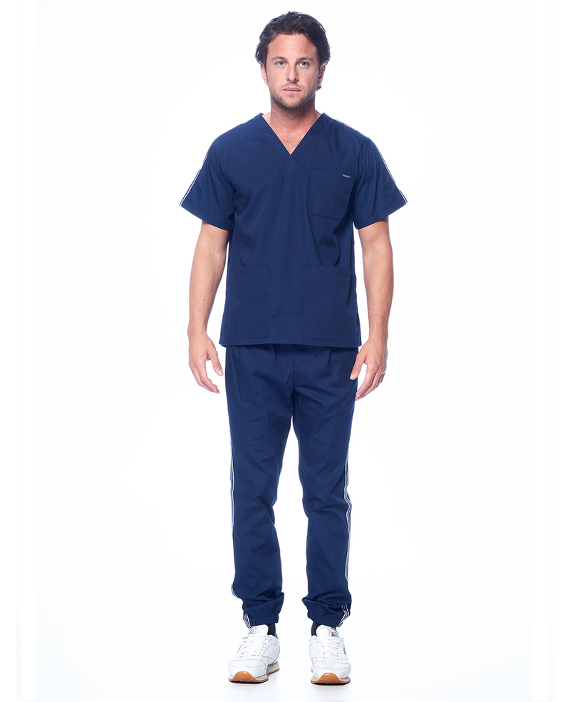 DAGACCI OFFICIAL Unisex Athletic Trim Medical Scrub Sets