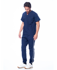 DAGACCI OFFICIAL Unisex Athletic Trim Medical Scrub Sets