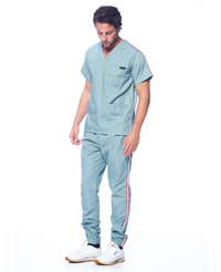 DAGACCI OFFICIAL Unisex Athletic Trim Medical Scrub Sets
