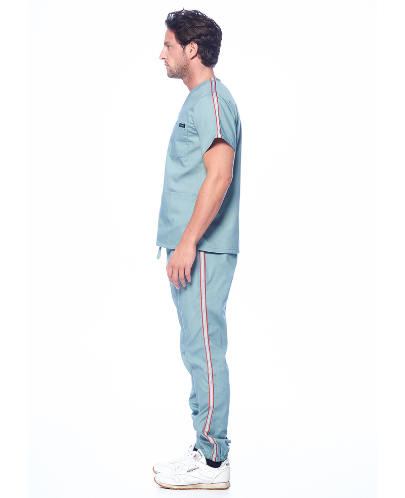 DAGACCI OFFICIAL Unisex Athletic Trim Medical Scrub Sets