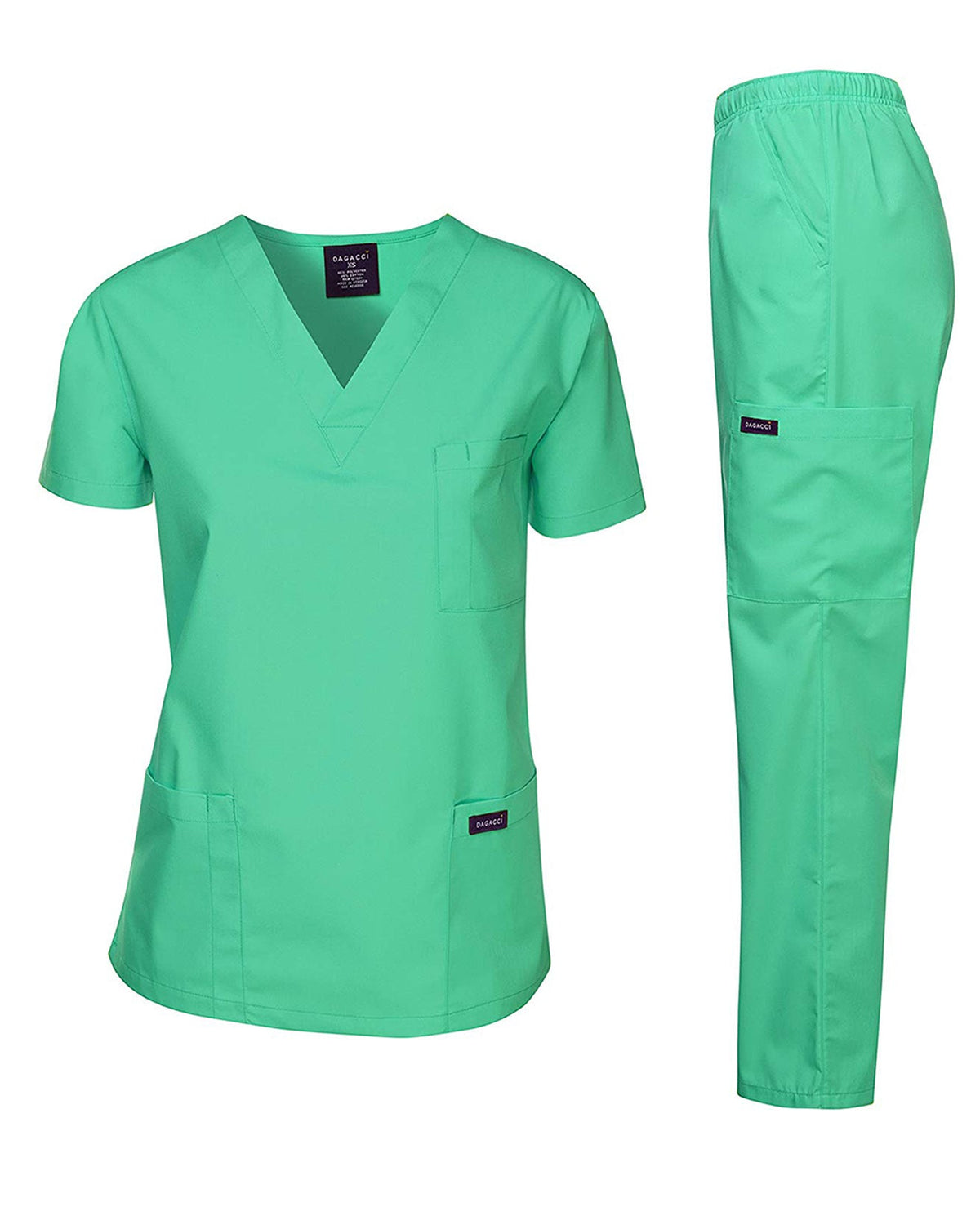 Medical Nursing Scrub Set NATURAL UNIFORMS Men Women Unisex Top Pants  Hospital