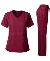 DAGACCI OFFICIAL Natural Stretch Women's V-Neck Scrub Sets [NS2100]