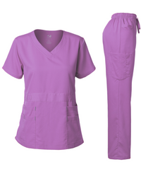 DAGACCI OFFICIAL Natural Stretch Women's V-Neck Scrub Sets [NS2100]