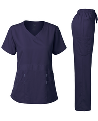 DAGACCI OFFICIAL Natural Stretch Women's V-Neck Scrub Sets [NS2100]