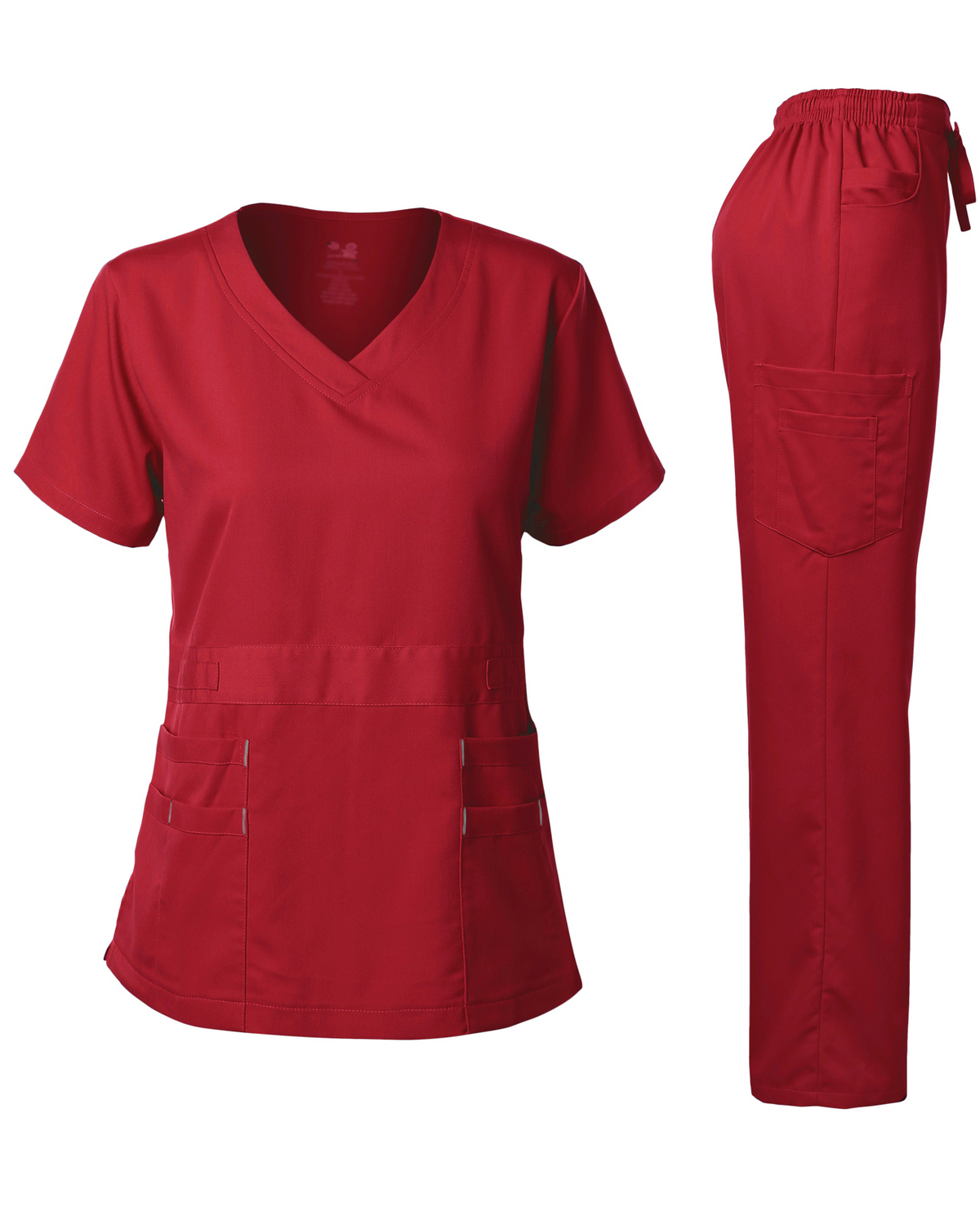 NATURAL STRETCH V-NECK SET (NEW COLOR)