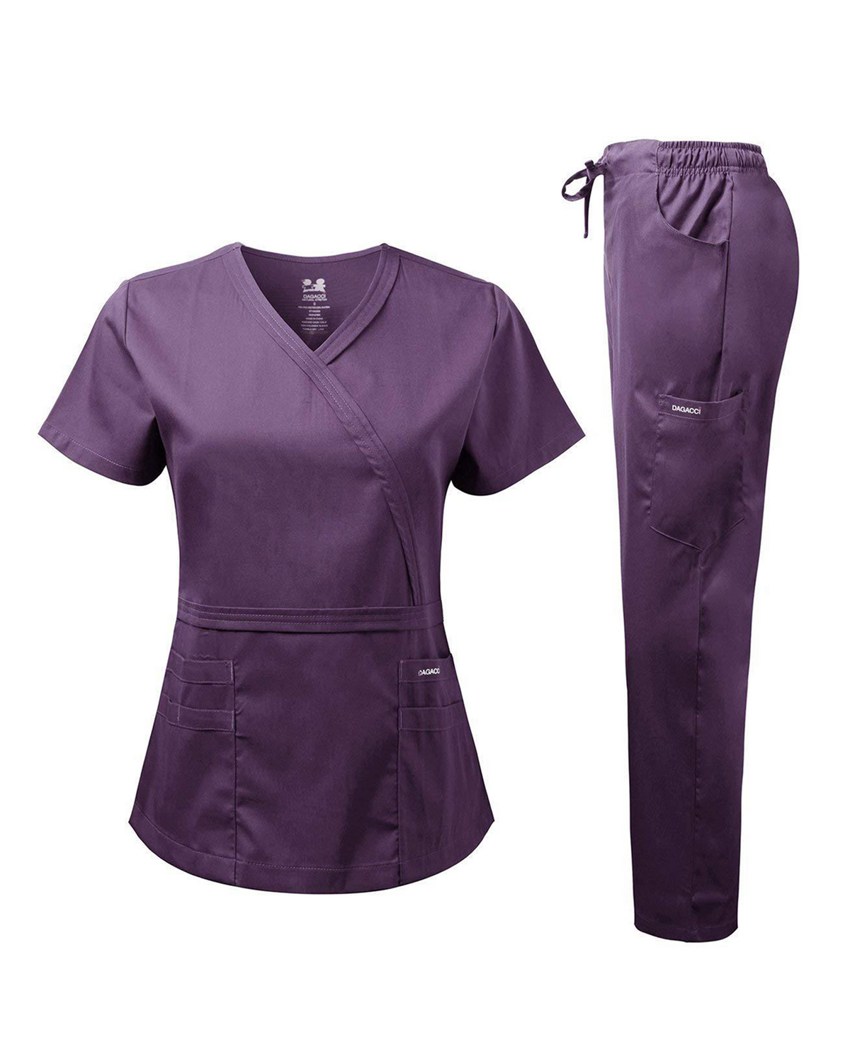 DAGACCI OFFICIAL Natural Stretch Y-Neck Double Stitch Set [NS2202]