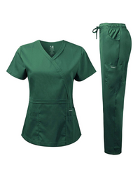 DAGACCI OFFICIAL Natural Stretch Y-Neck Double Stitch Set [NS2202]