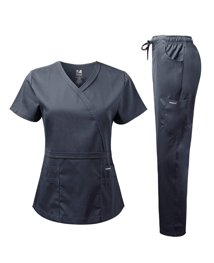 DAGACCI OFFICIAL Natural Stretch Y-Neck Double Stitch Set [NS2202]