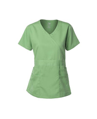DAGACCI OFFICIAL Natural Stretch Women's Y-Neck Scrub Top