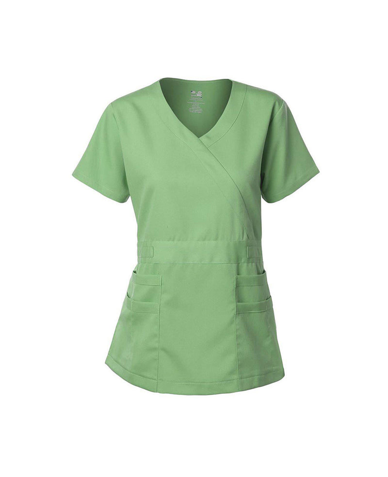 DAGACCI OFFICIAL Natural Stretch Women's Y-Neck Scrub Top