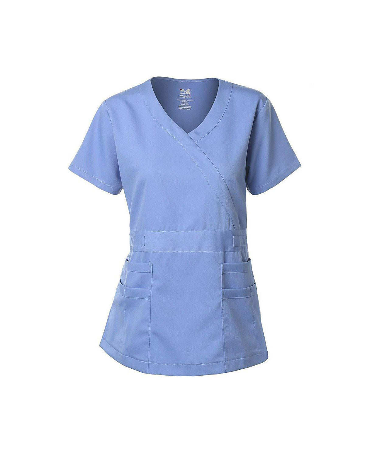 DAGACCI OFFICIAL Natural Stretch Women's Y-Neck Scrub Top