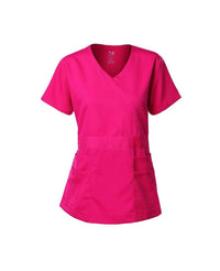 DAGACCI OFFICIAL Natural Stretch Women's Y-Neck Scrub Top