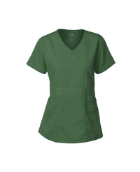 DAGACCI OFFICIAL Natural Stretch Women's Y-Neck Scrub Top
