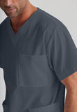 Barco Essentials Top-3 Pocket Unisex V-Neck Scrub Top