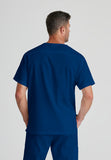 Barco Essentials Top-3 Pocket Unisex V-Neck Scrub Top