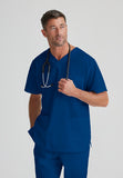 Barco Essentials Top-3 Pocket Unisex V-Neck Scrub Top
