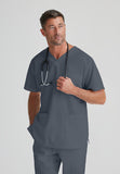 Barco Essentials Top-3 Pocket Unisex V-Neck Scrub Top
